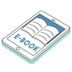 open-pages-book-e-book-online-learning-graphic-concept